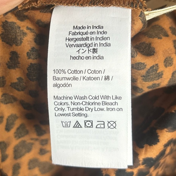 Madewell Leopard Cheetah Print Wrap Dress - Picture 7 of 7